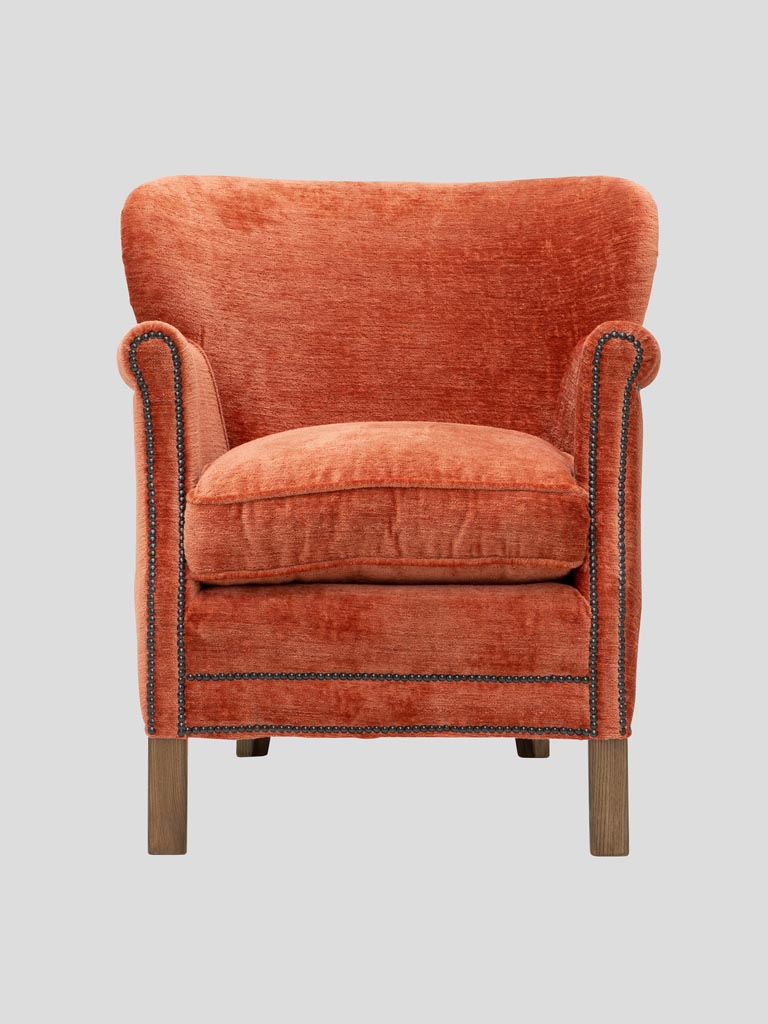 Terracotta armchair Turner - 3