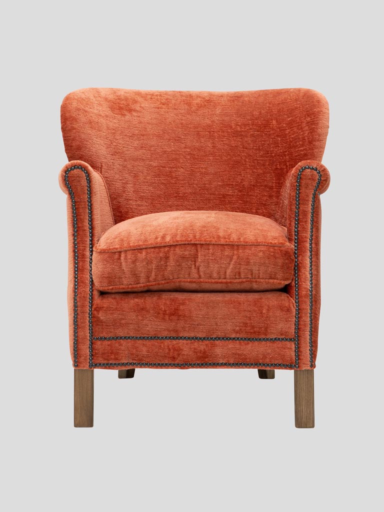 Fauteuil Turner terracotta - 3