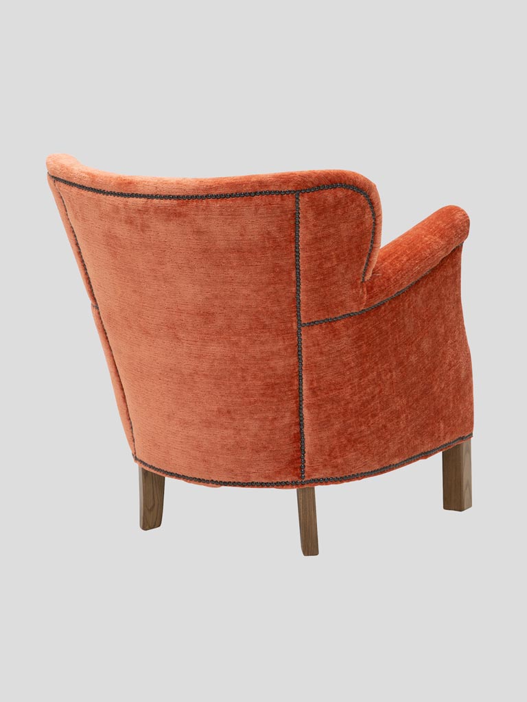 Fauteuil Turner terracotta - 6