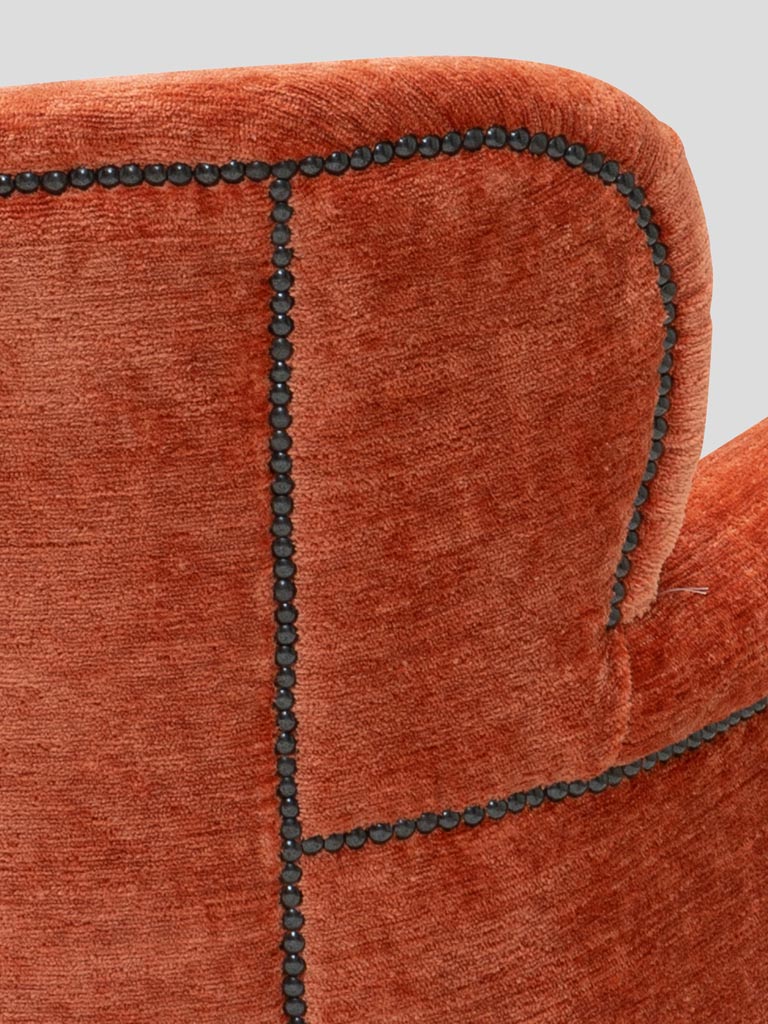 Terracotta armchair Turner - 2