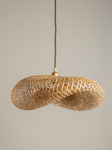 Small hanging lamp Float in bamboo