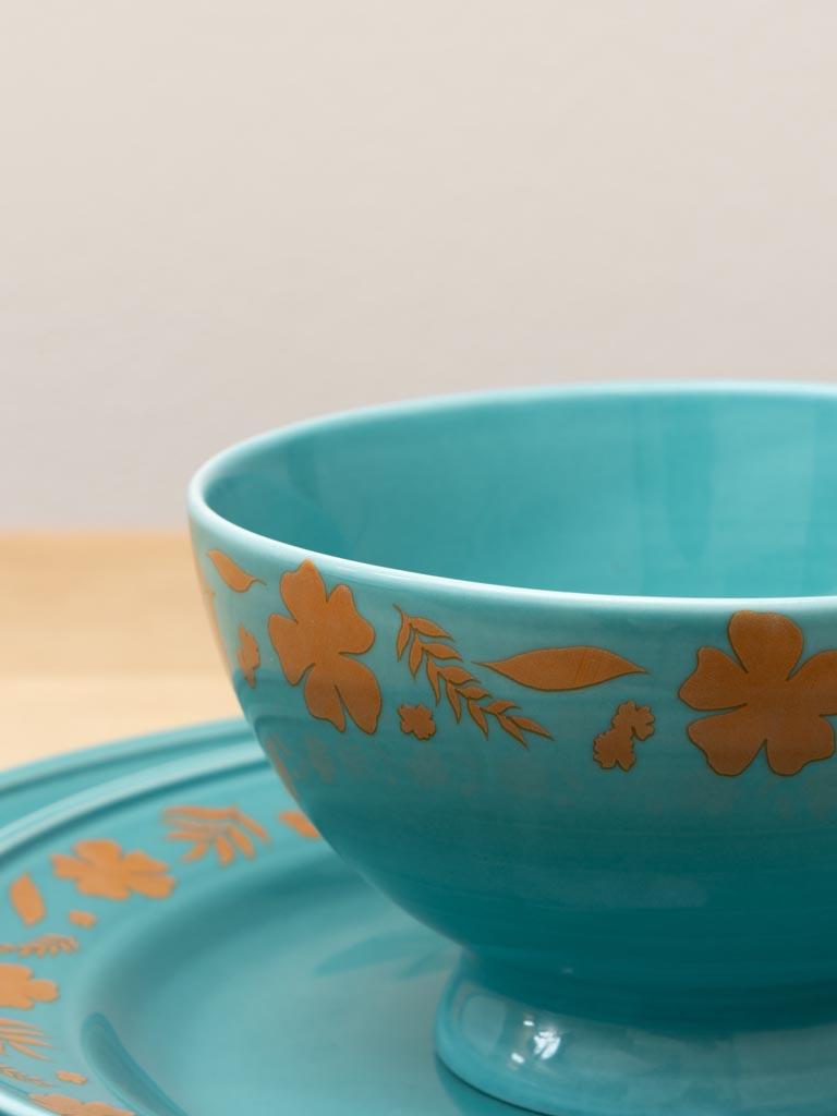 Bowl Flower round - 5