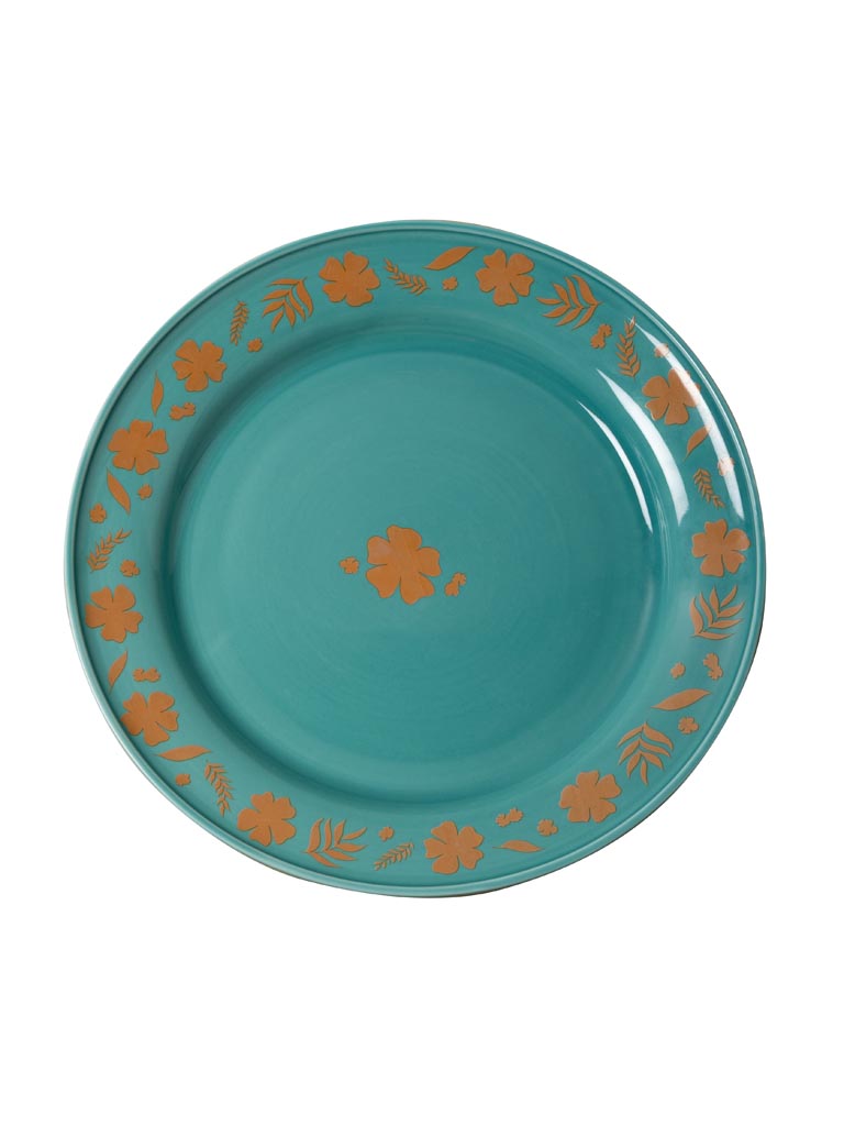 Dinner plate Flower round - 3