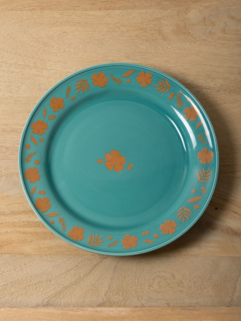 Dinner plate Flower round - 1