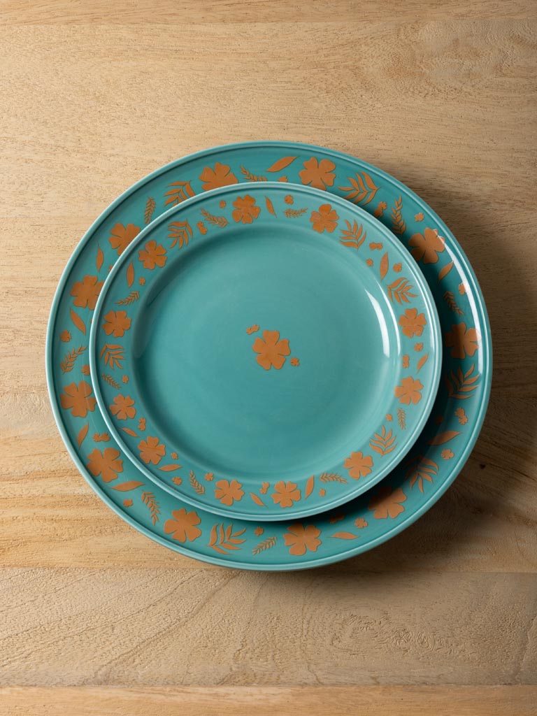 Dinner plate Flower round - 4