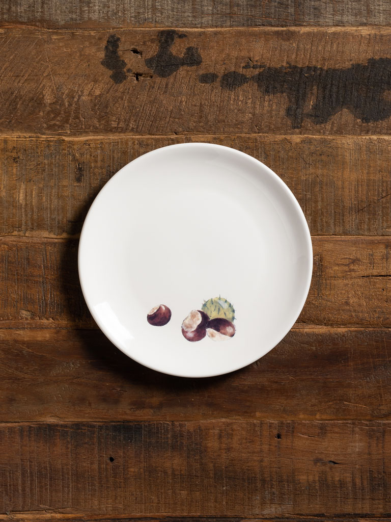 S/4 dessert plates Autumn fruits - AF CAROUGE - 3