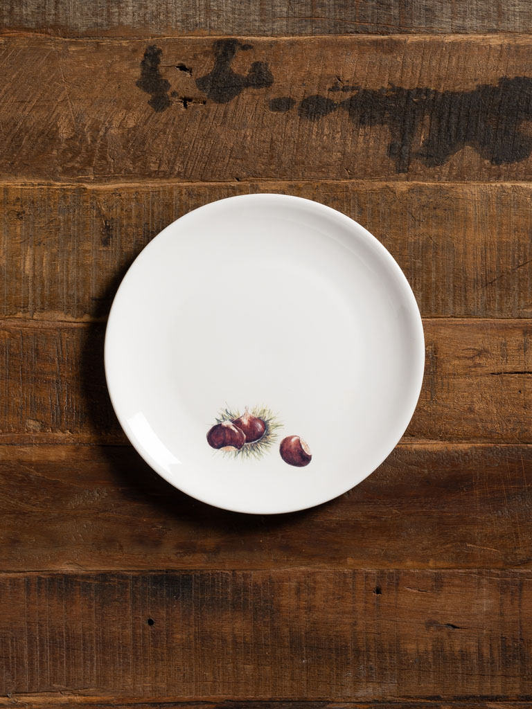 S/4 dessert plates Autumn fruits - AF CAROUGE - 5