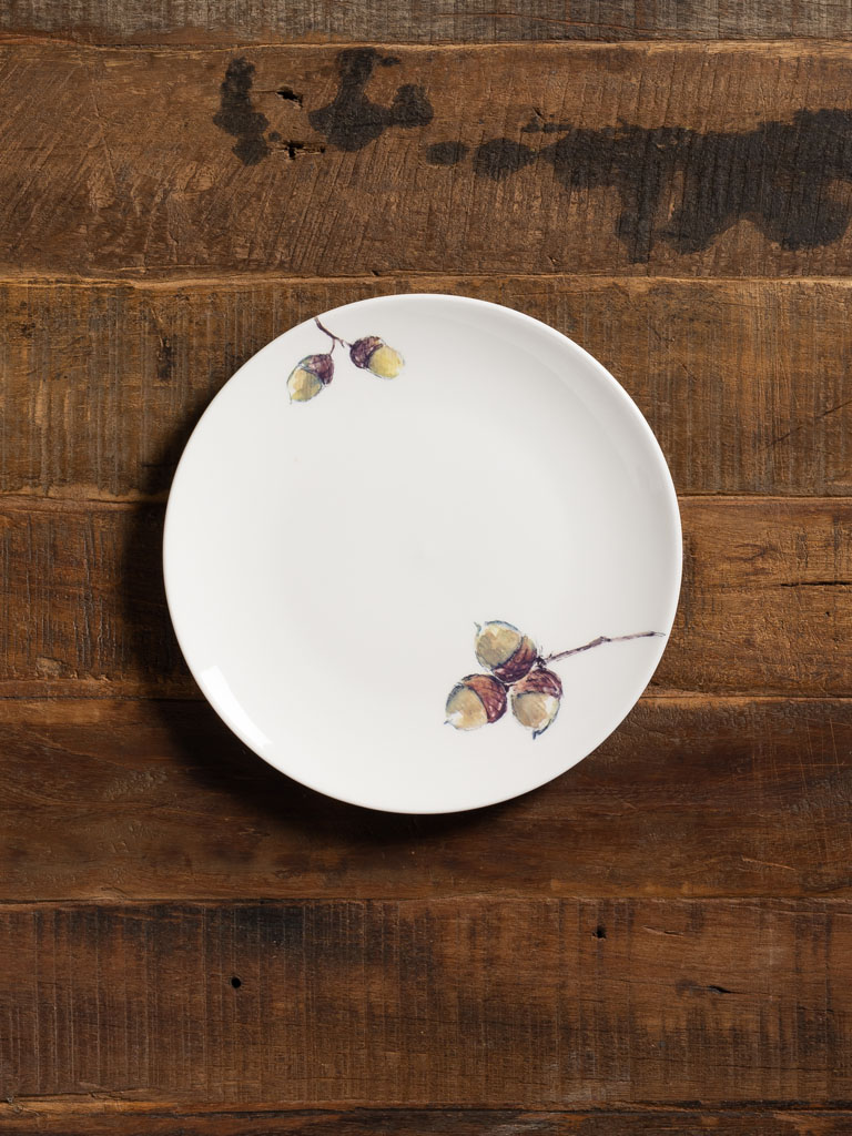 S/4 dessert plates Autumn fruits - AF CAROUGE - 4