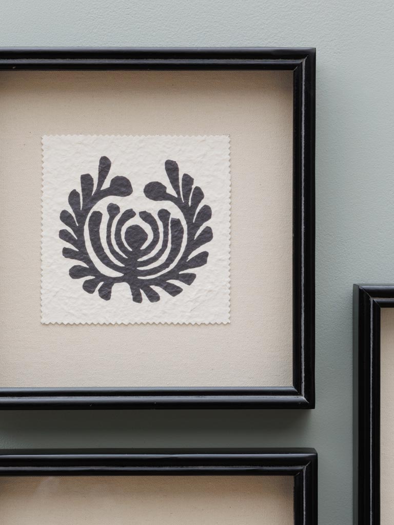 S/3 frames recycled paper Outrenoir - 4