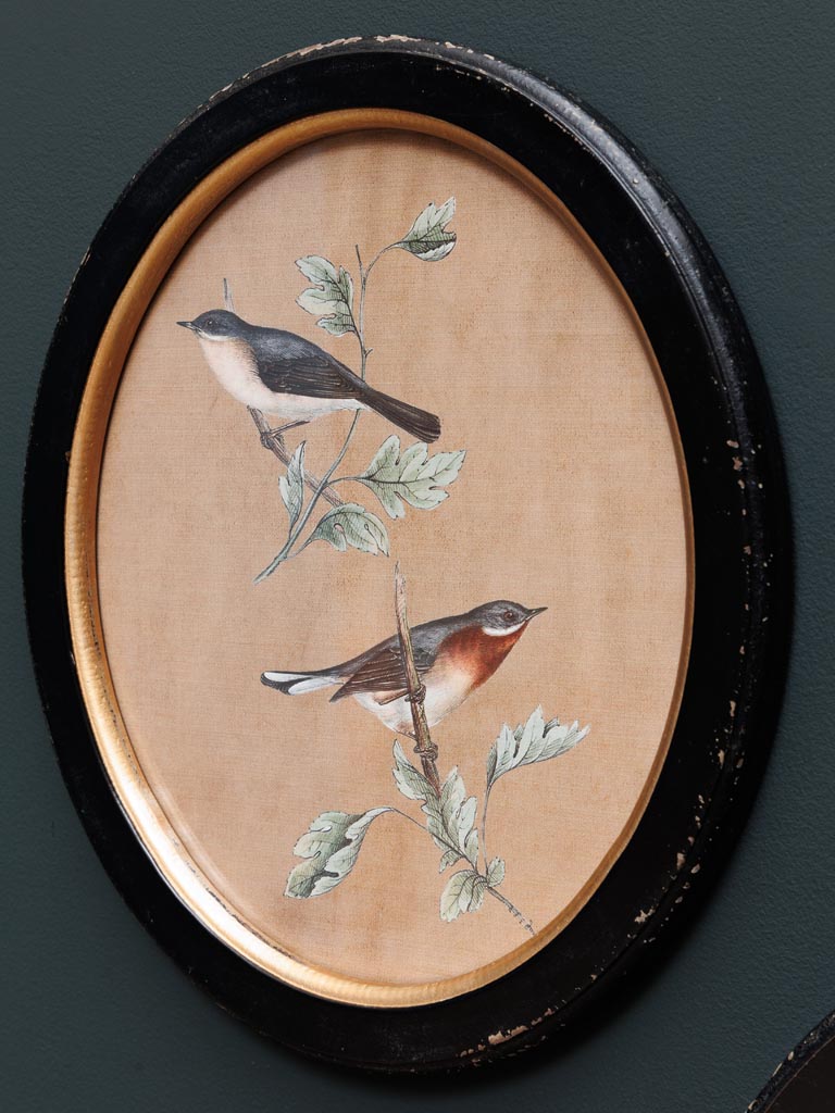 S/2 oval frames with birds Philomène - 3