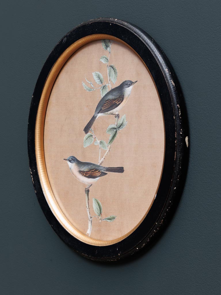 S/2 oval frames with birds Philomène - 4