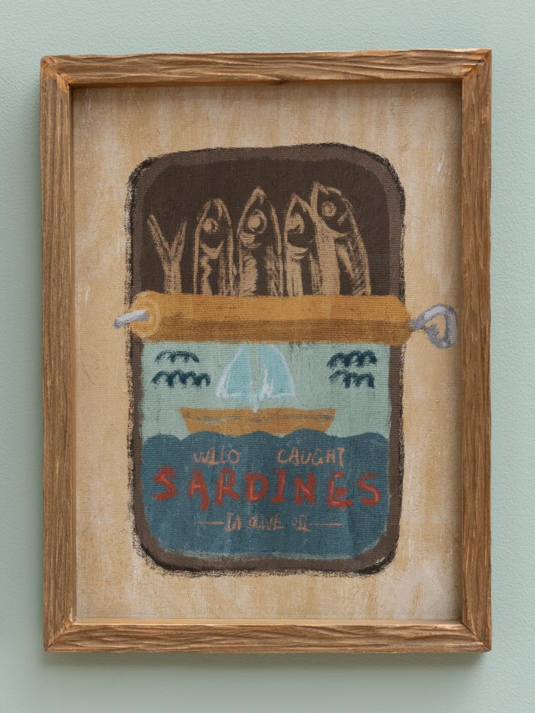 S/2 cadres Sardines Vintage - 4