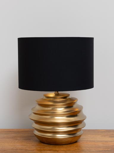 Table lamp gold Rings