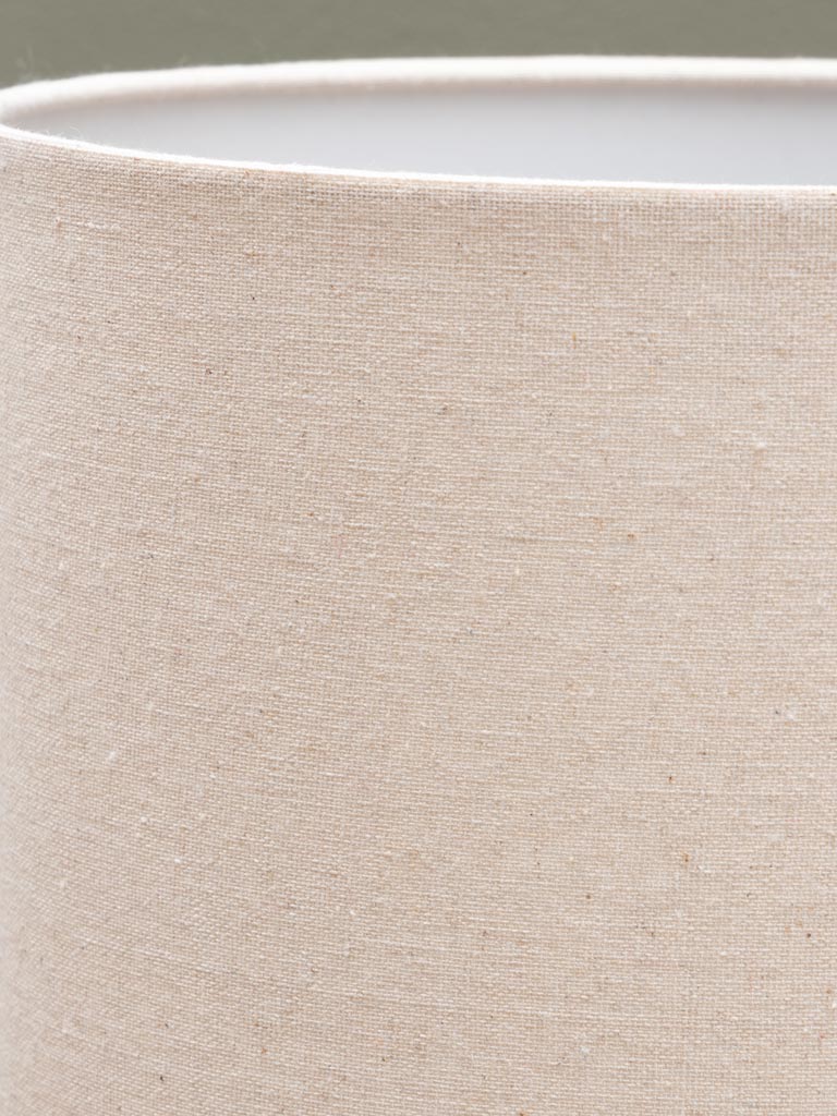 Grey table lamp black speckled details - 4