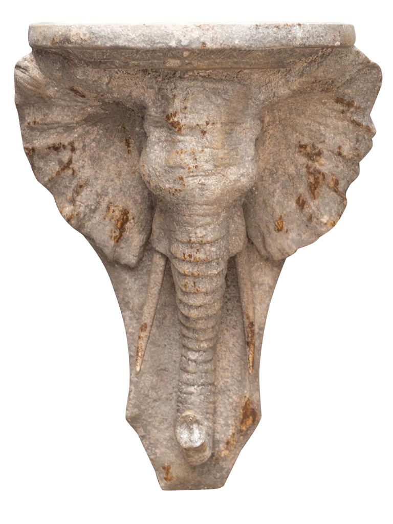 Elephant head wall stand - 2