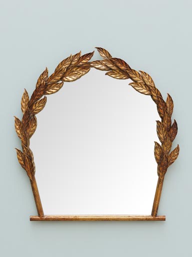 César mirror gold