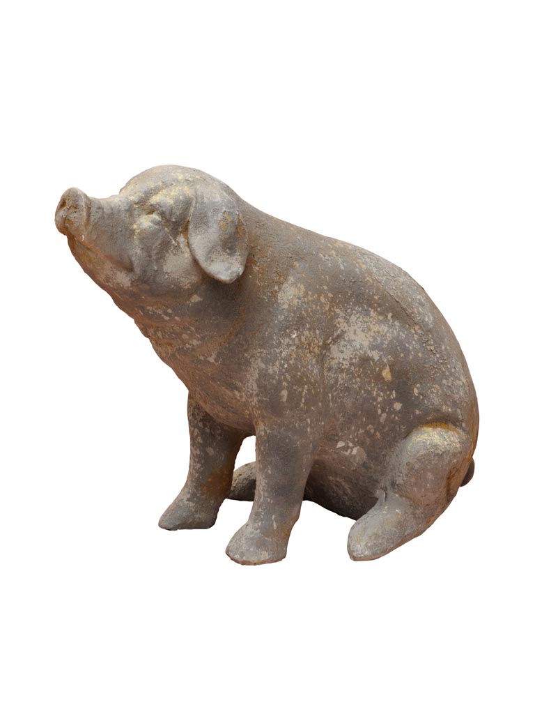 Large outdoor sitted pig - 2