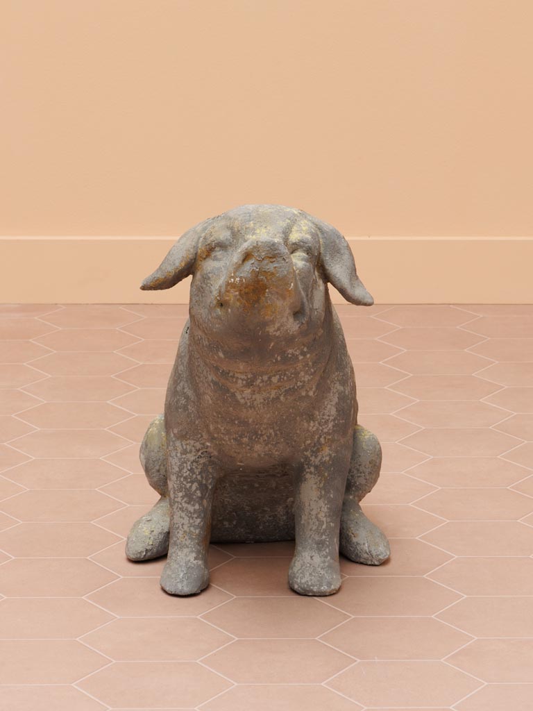Large outdoor sitted pig - 3