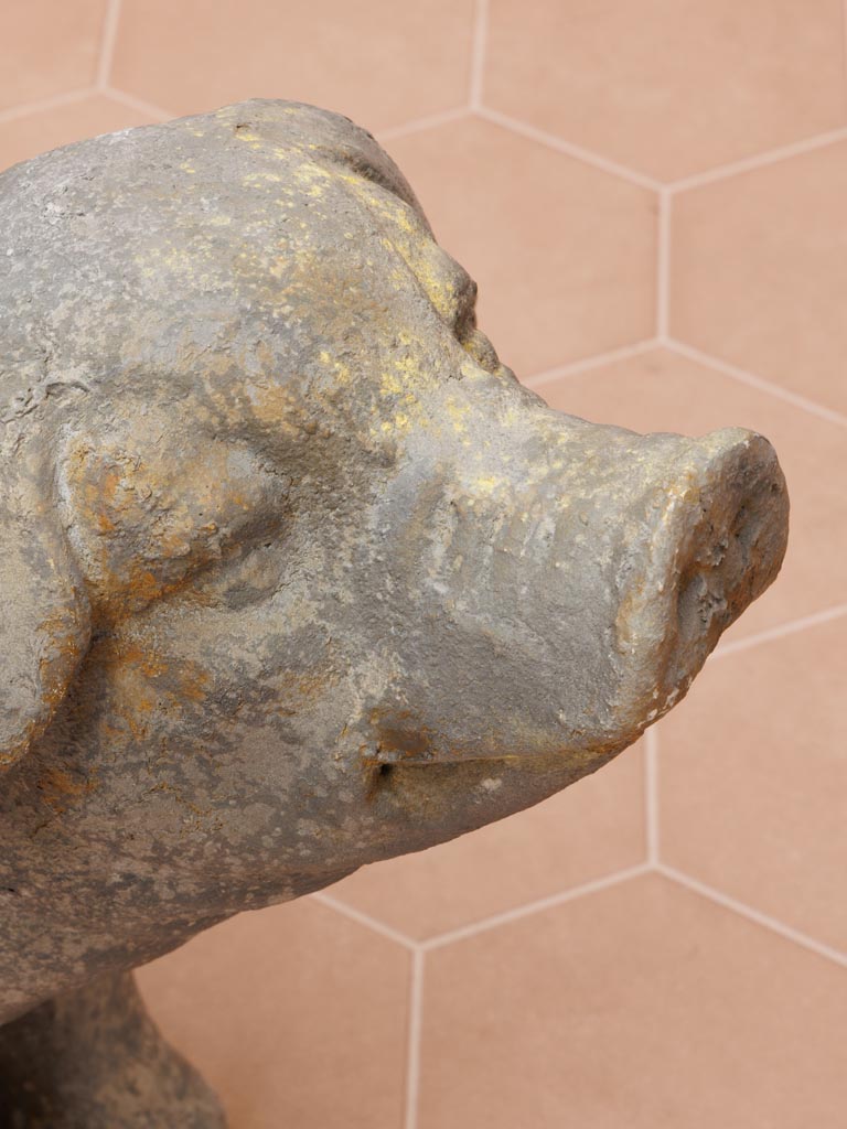 Large outdoor sitted pig - 4
