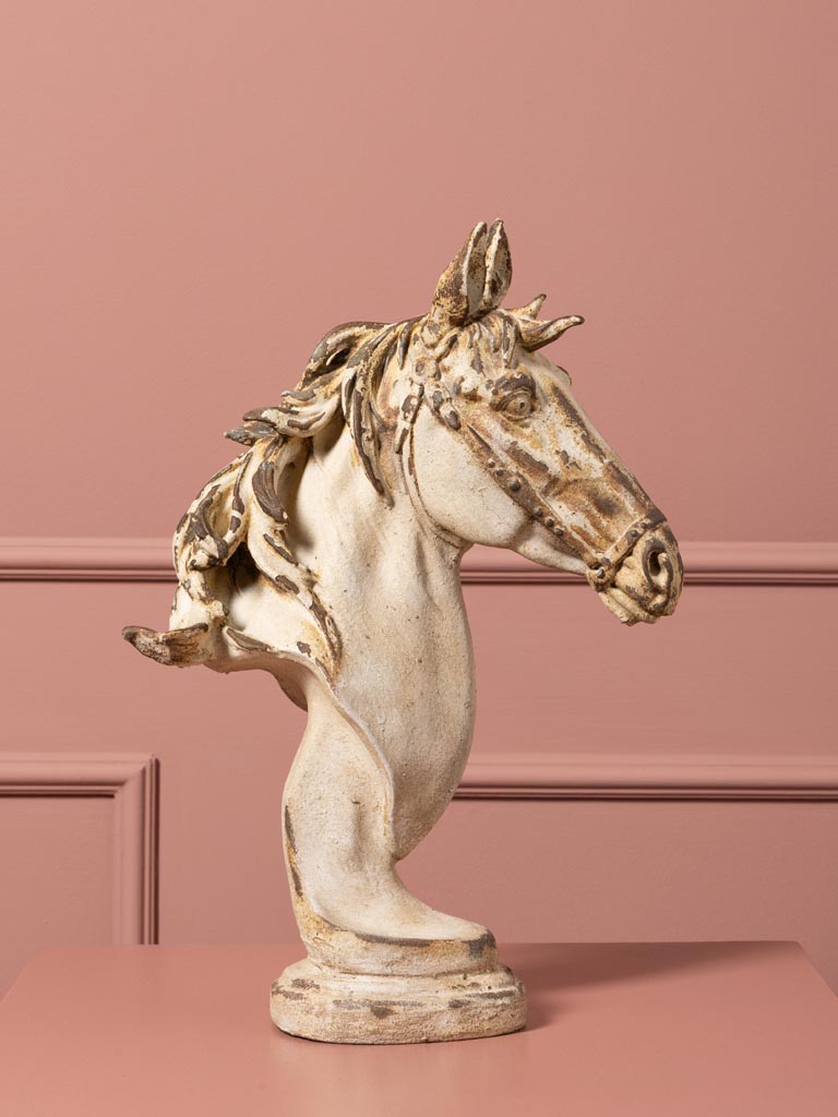 Sculpture tête de cheval - 1