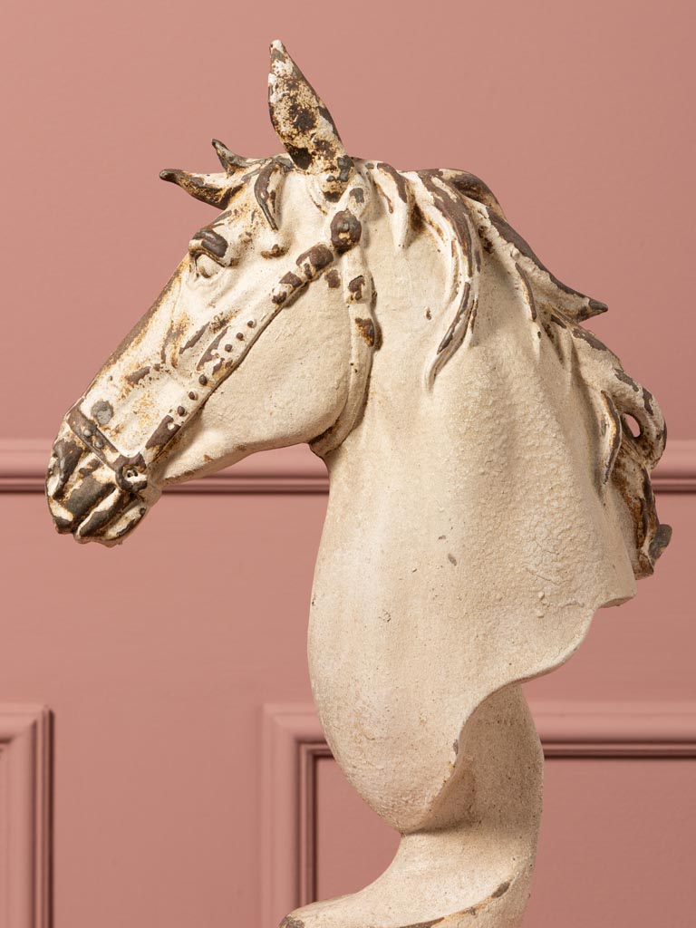 Sculpture tête de cheval - 4