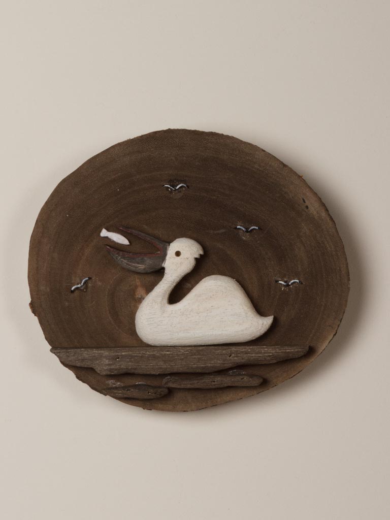 Wall decor with pelican - 1