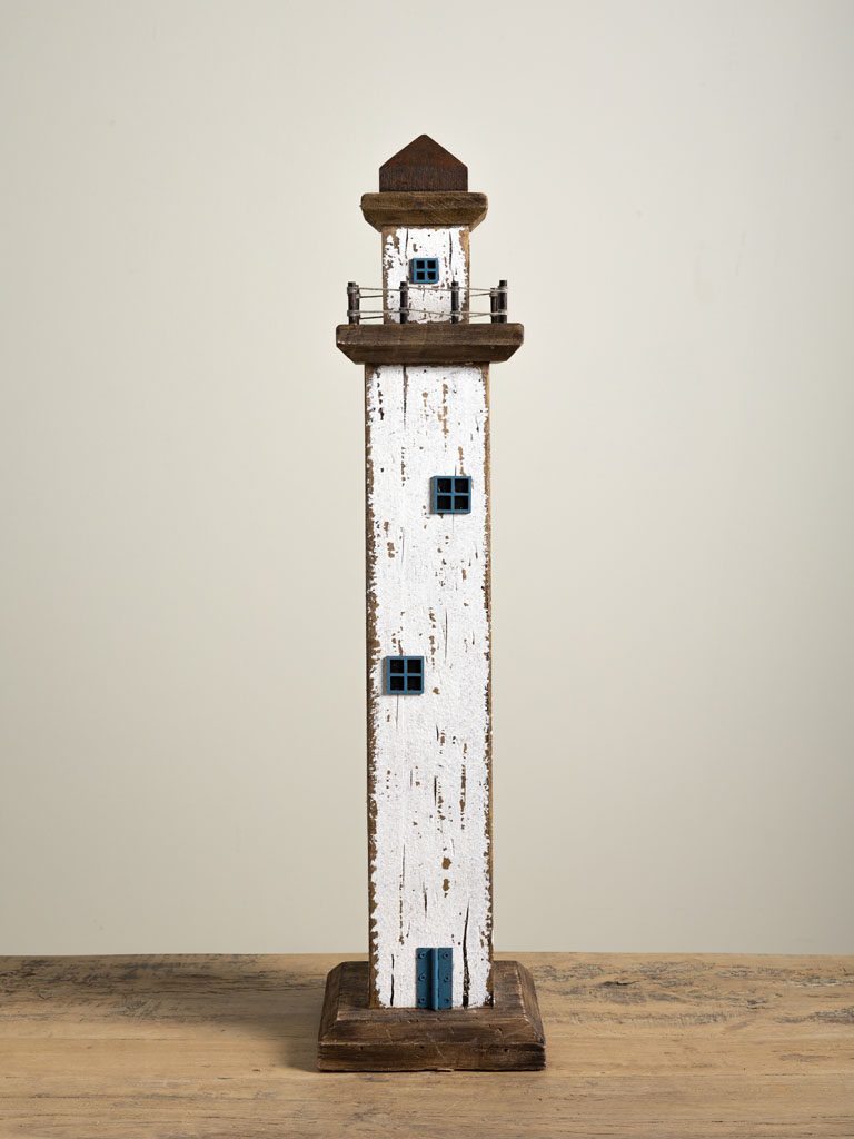 White wooden lighthouse - 1