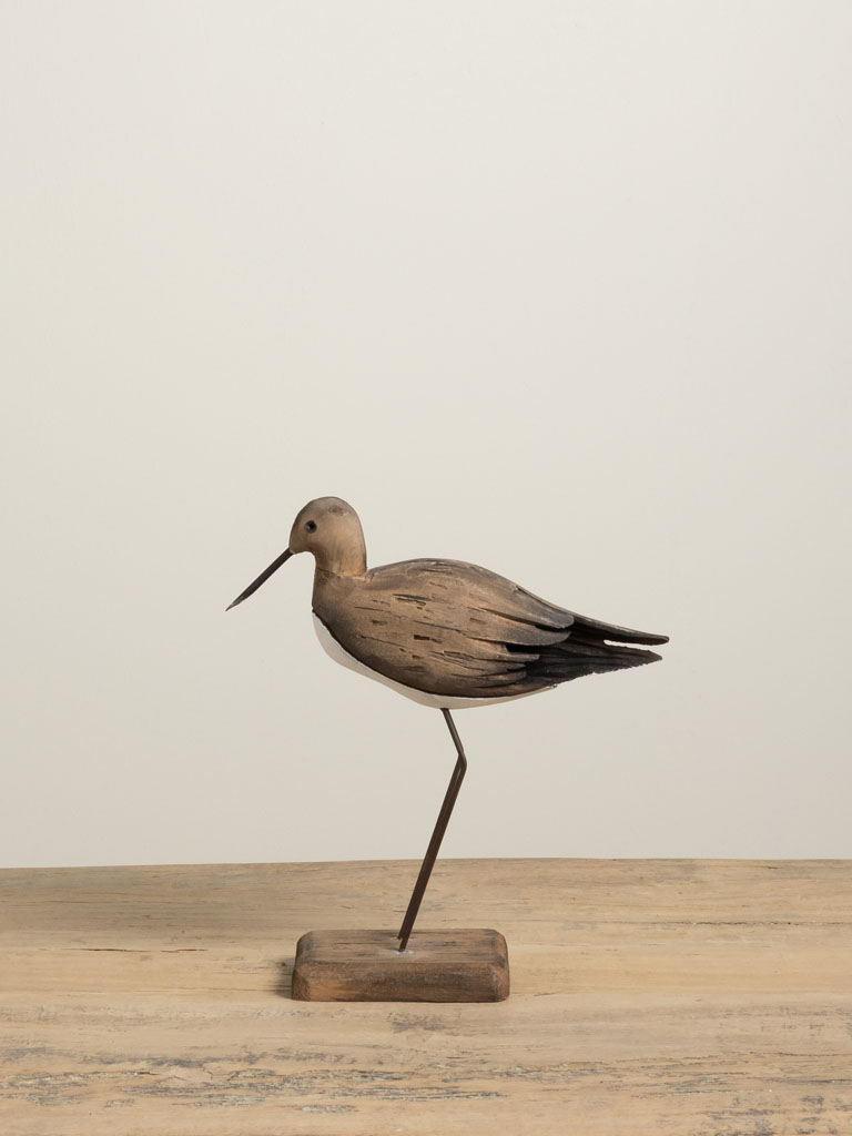 Woodcock bird on wooden base - 3