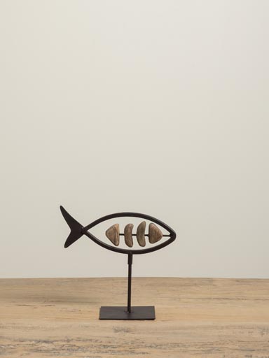 Small wooden fish skeleton