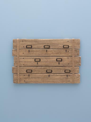 Key holder wooden board