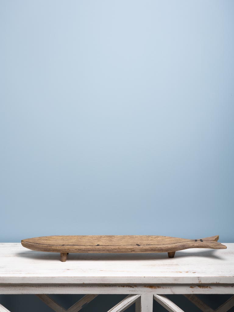 Large wooden fish tray - 3