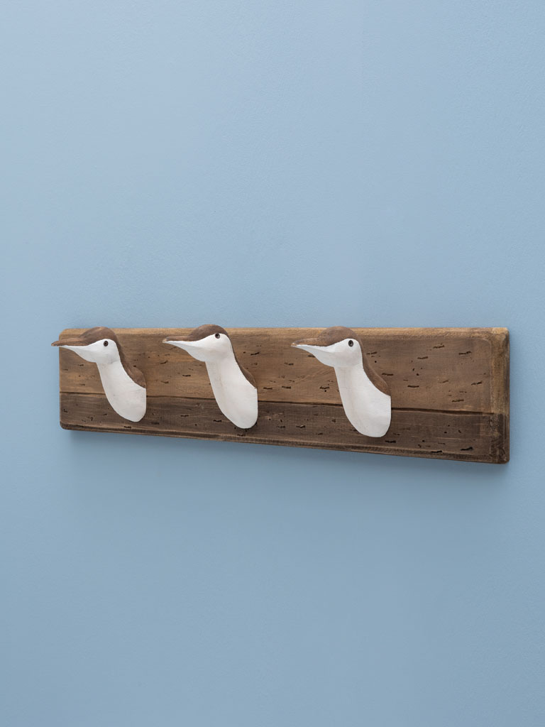 Coat rack 3 birdheads hooks - 1