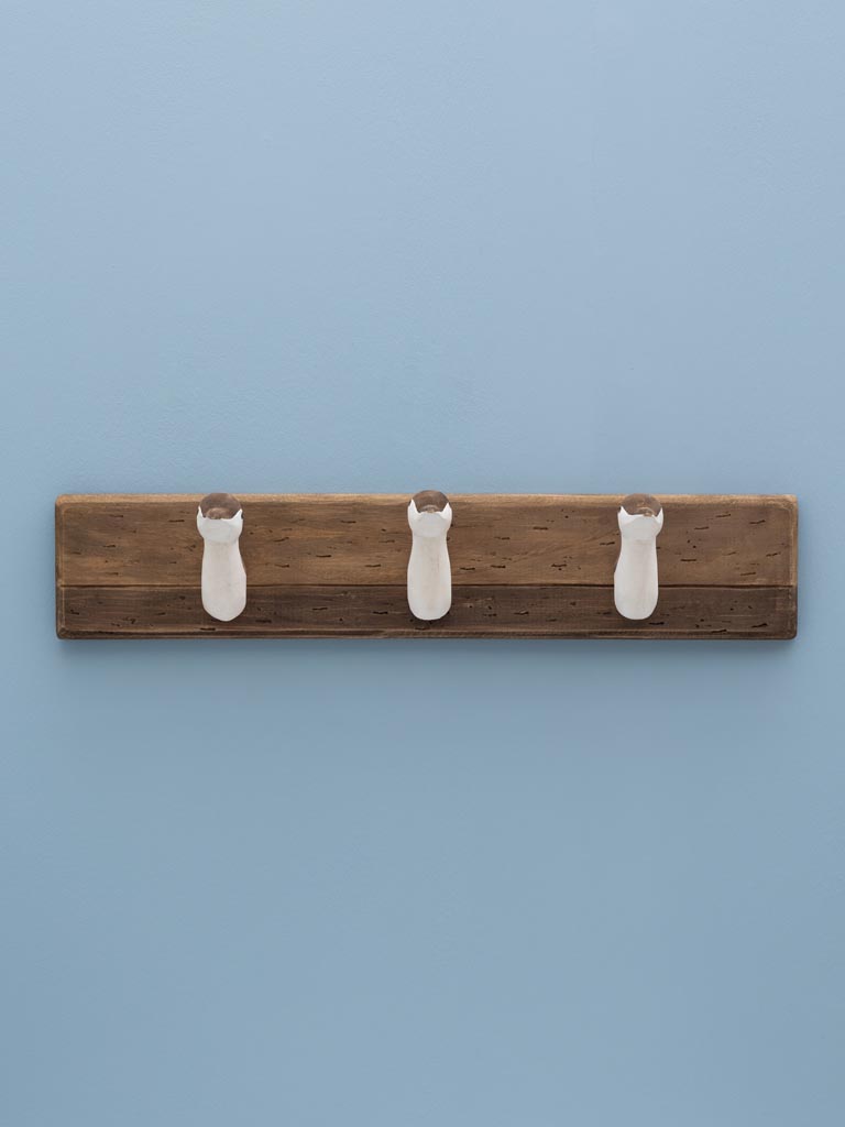 Coat rack 3 birdheads hooks - 3