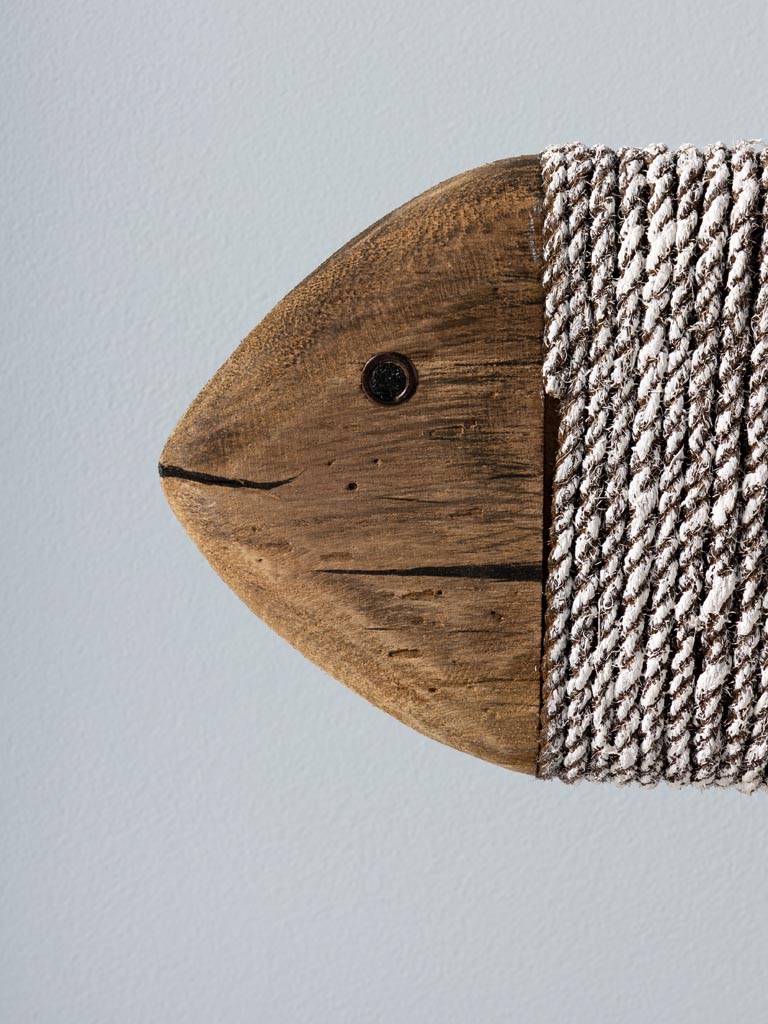 Wrapped up fish on metal base - 3