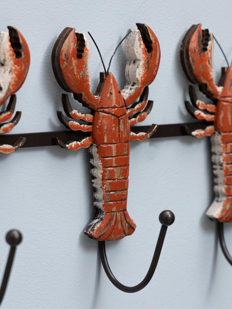 Petit porte manteau homards - 3