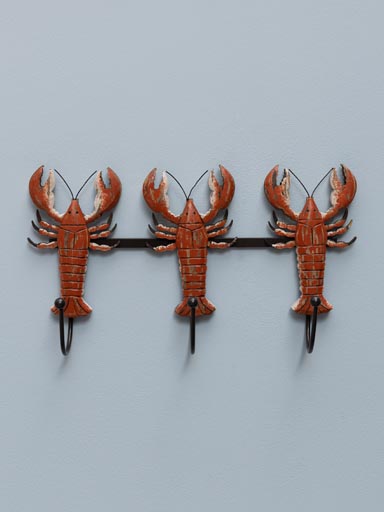 Petit porte manteau homards