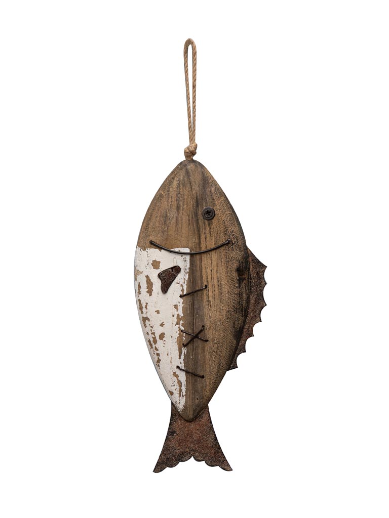Hanging fish with iron fins - 2