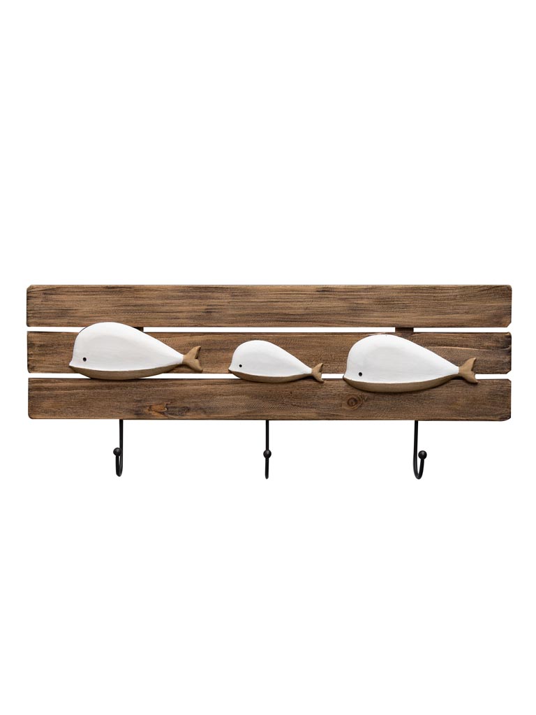 Porte manteau baleines blanches - 2