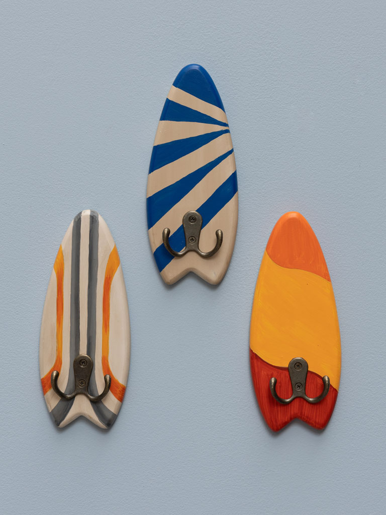 S/3 crochets surfs colorés - 1
