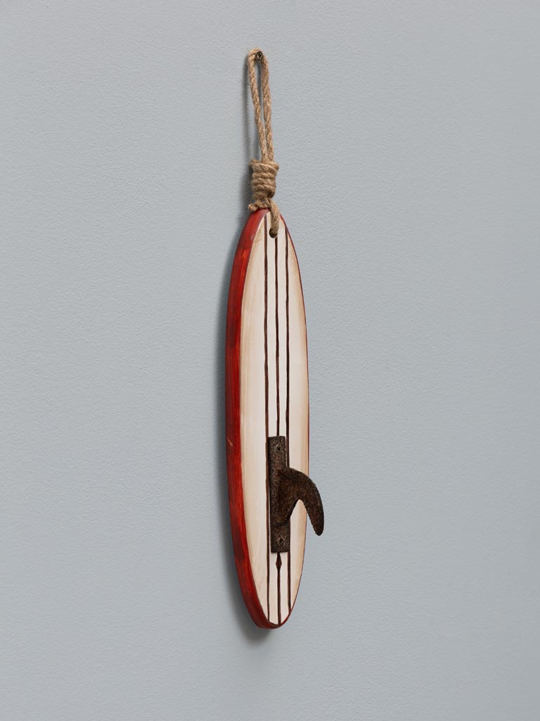 Hanging vintage surf with red edges - 3