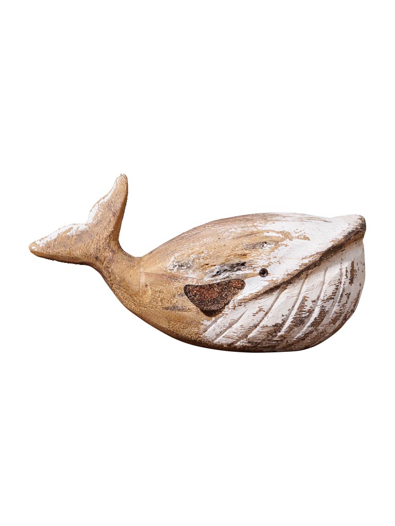 Baleine en bois naturel - 3