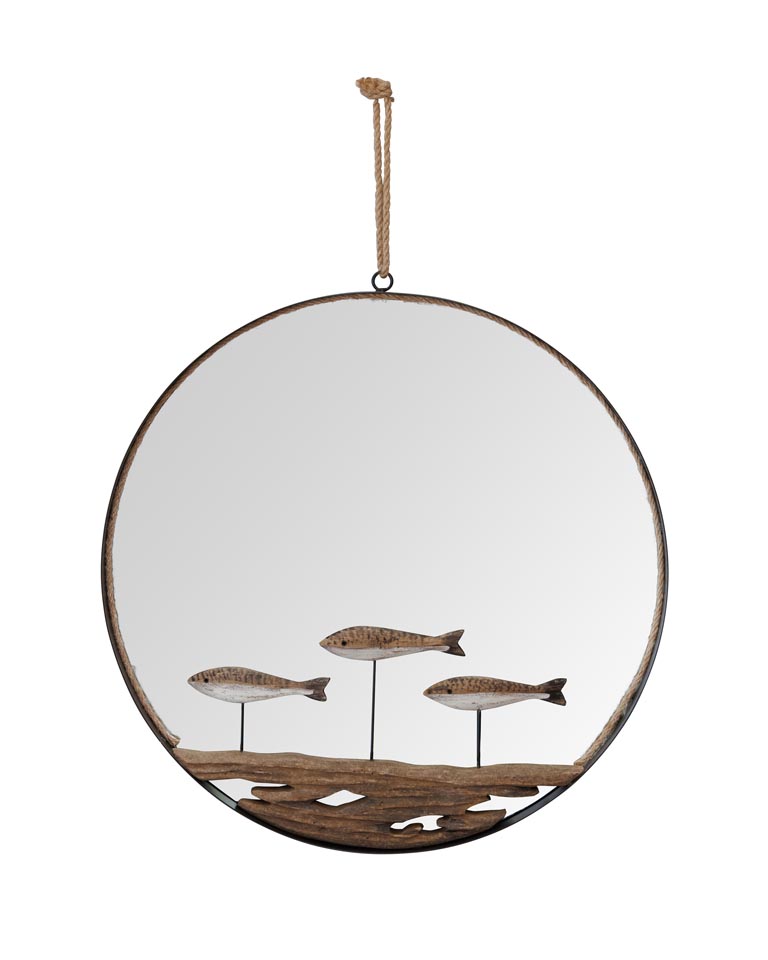 Hanging mirror small fishes - 2