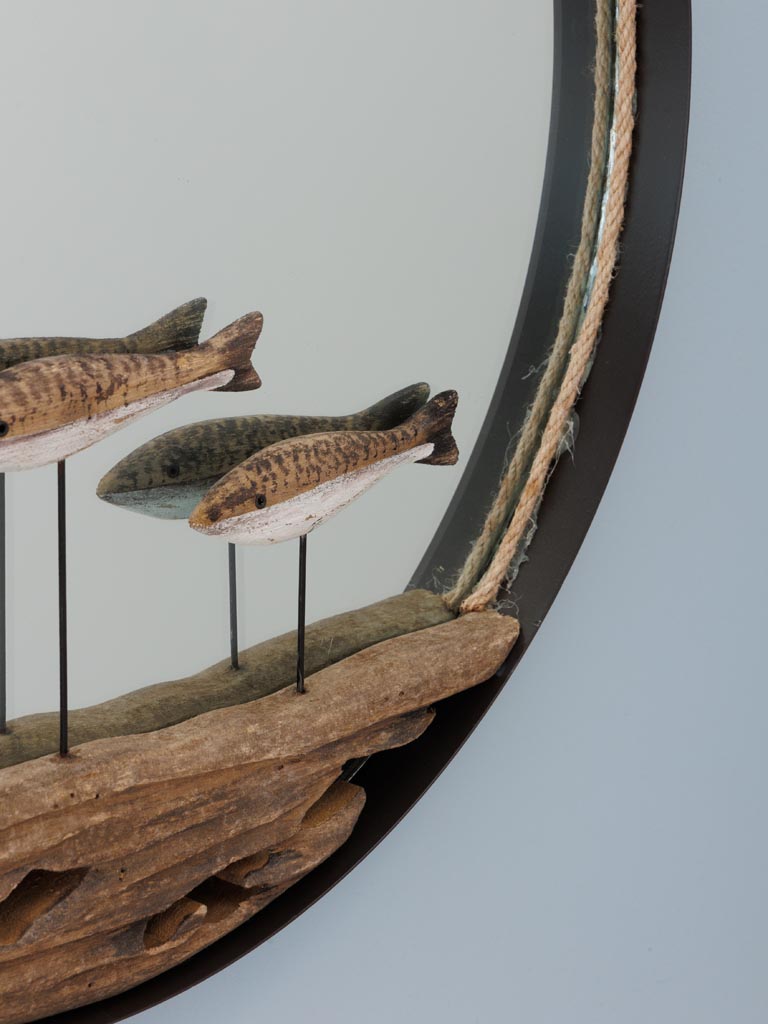 Hanging mirror small fishes - 3