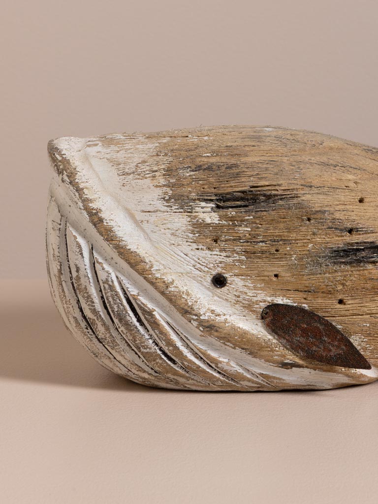 Baleine en bois sculpté - 2