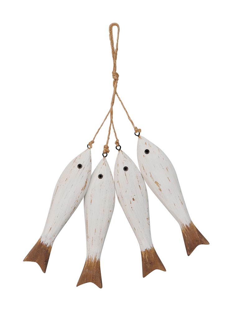 Bunch of 4 white fishes - 2