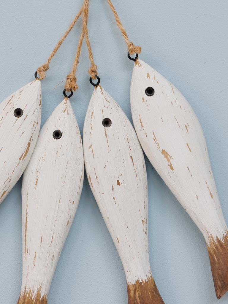 Bunch of 4 white fishes - 4