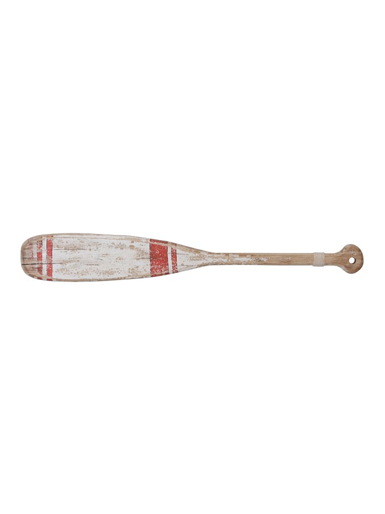 White and red paddle wall deco - 2