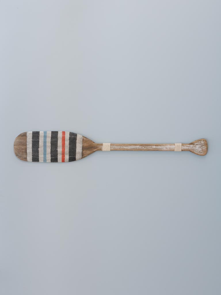 Stripped paddle wall deco - 1