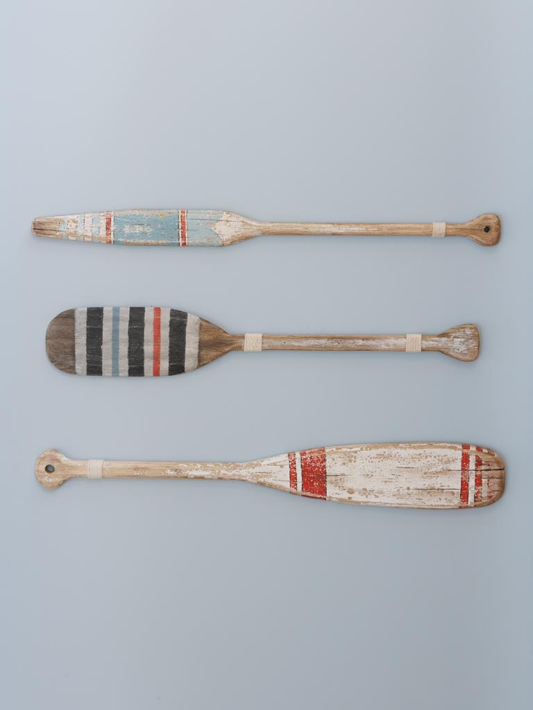 Stripped paddle wall deco - 4