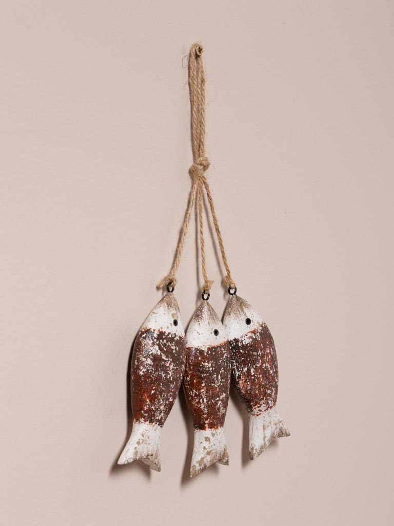 Suspension 3 poissons rouges - 3